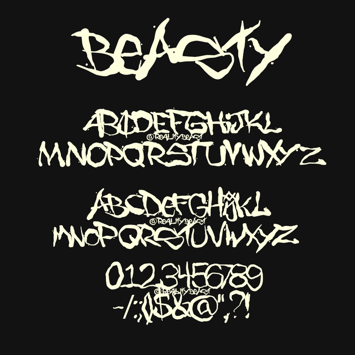 Beasty Streetwear Font